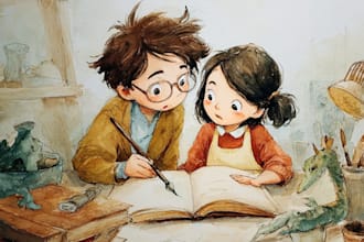 children story book illustration and childrens book
