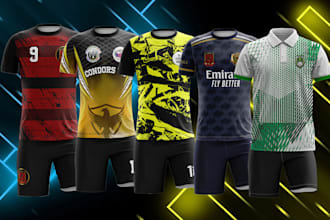 design professional custom sportswear and sublimation jerseys full print