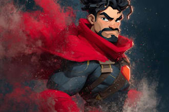 superhero comic page superhero character for comics