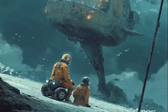 create stunning sci fi illustrations and futuristic artwork