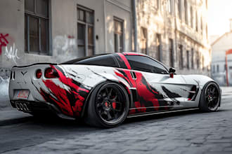 do unique car wrap, van wrap design, truck wrap,