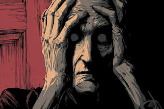 design an horror illustration
