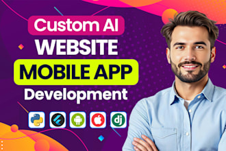 develop ai website, ai chatbot, ai web application