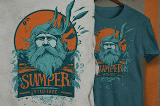 design custom merch t shirt graphics and merchandise design