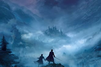 fantasy book cover ebook cover, book cover illustration
