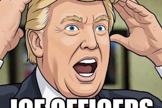 write  funny satirical political commentary or roasts