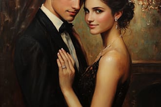 draw couple portrait illustration