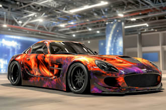 vehicle wrap decals for food truck wrap,trailer wrap,