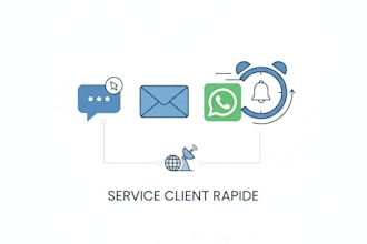 assistant virtuel  support client par messages