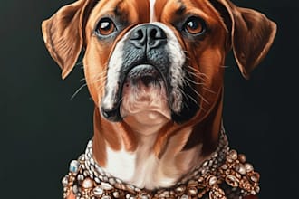 make vector illustration dog cat animal pet