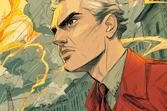 design comic book illustration with comic book illustrator
