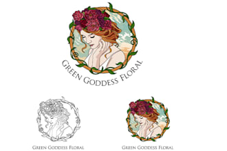 create a beautiful floral logo for your business