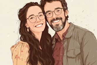 create a royal couple portrait in renaissance painting style