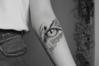 create unique realism tattoo design with my style