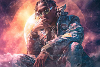 design professional album cover , mixtape cover design