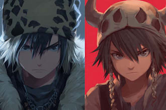 draw anime characters, furry and original characters
