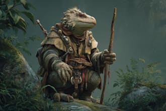 fantasy character and character art