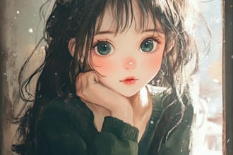 do a anime character