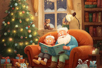 do christmas story book illustrations