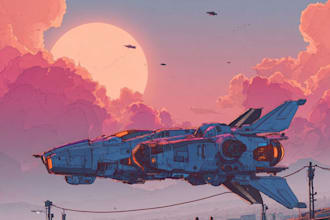 create sci fi concept art for your projects