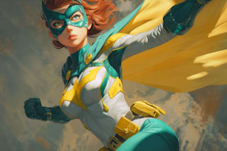 create super hero characters using ai art