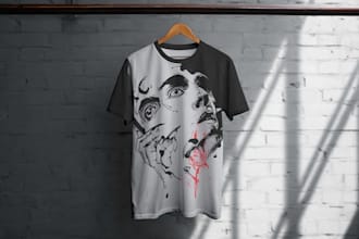 design vintage typography t shirts for brands