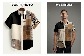 place your clothing designs on photorealistic ai fashion models