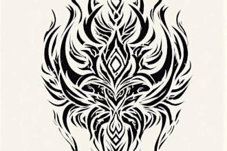 make your sleeve tattoo, tribal tattoo, realistic tattoo
