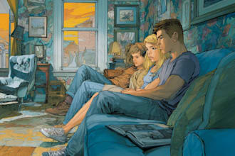 design comic book illustration, comic illustration