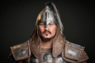 image to 3d game ready character, ue5 metaverse  model,xgen hair, clean topology