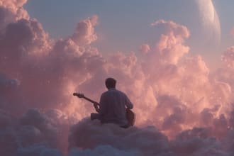 make a dreamy surreal or fantasy music cover