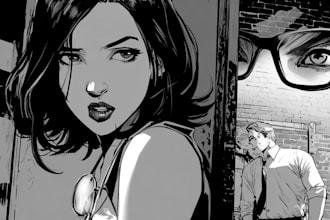 comic book illustration with comic book illustrator