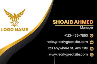 do bast luxury business card design for your business