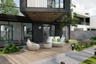 2d plan, render propose modular container home, shipping container 2d plan, cgi