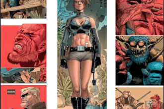 design unique comic book characters