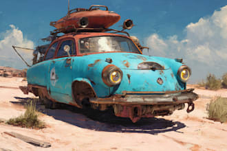 design and sketch the car or vehicle you want