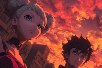 anime manga character illustration