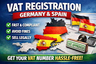 get your business vat registered in germany spain, fast and compliant