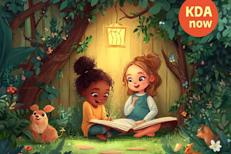 design children story book, child book illustration, picture book illustration