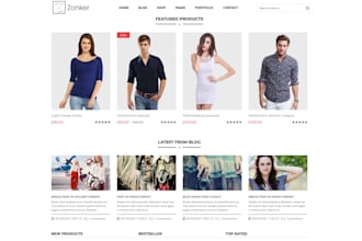 design shopify clothing store, shopify fashion store, clothing website