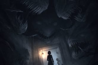 create darkart, horror, underground art illustration
