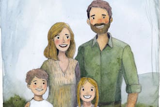 do a wonderful family portrait