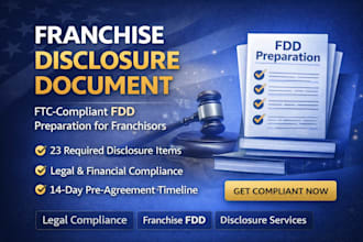 franchise disclosure document fdd compliance disclosure for franchisors