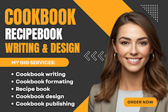 write cookbook recipe book design cookbook formatting meal plan recipe design
