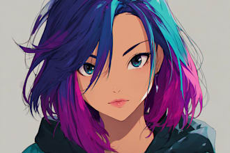 anime character, fanart, and original character