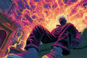 comic book illustration with comic book illustrator