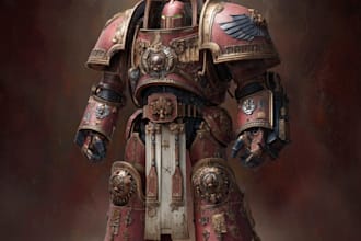 create warhammer 40k art