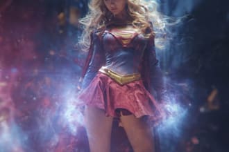 do you super girl, superman or superhero portrait