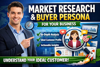 do market research and create buyer persona for your business