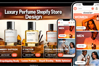 do perfume shopify store fragrance perfume website cologne dropshipping store